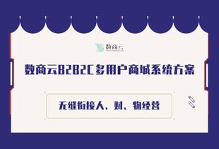 數(shù)商云b2b2c商城系統(tǒng)多模式整合方案,無(wú)縫銜接人 財(cái) 物經(jīng)營(yíng)